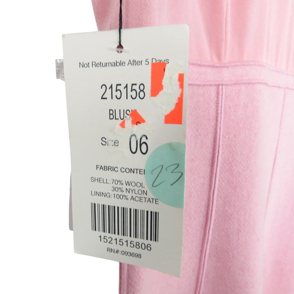 Etcetera Pink High Neck Sleeveless Knee Length Dress Size 6 - Picture 6 of 7